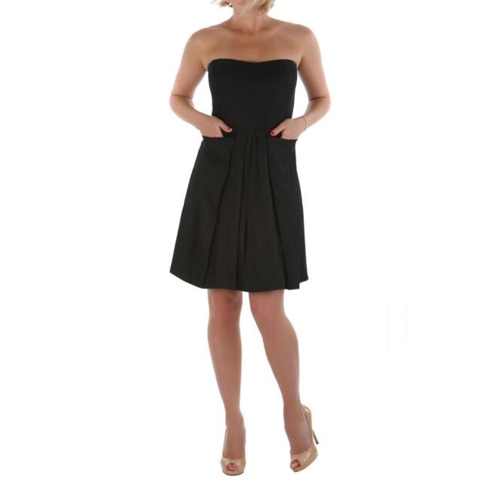Strapless See by Chloe Dress With Pockets